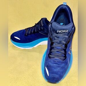 Hoka Bondi 8 Men’s Neural Road Running Shoes - Blue - Men’s 11D